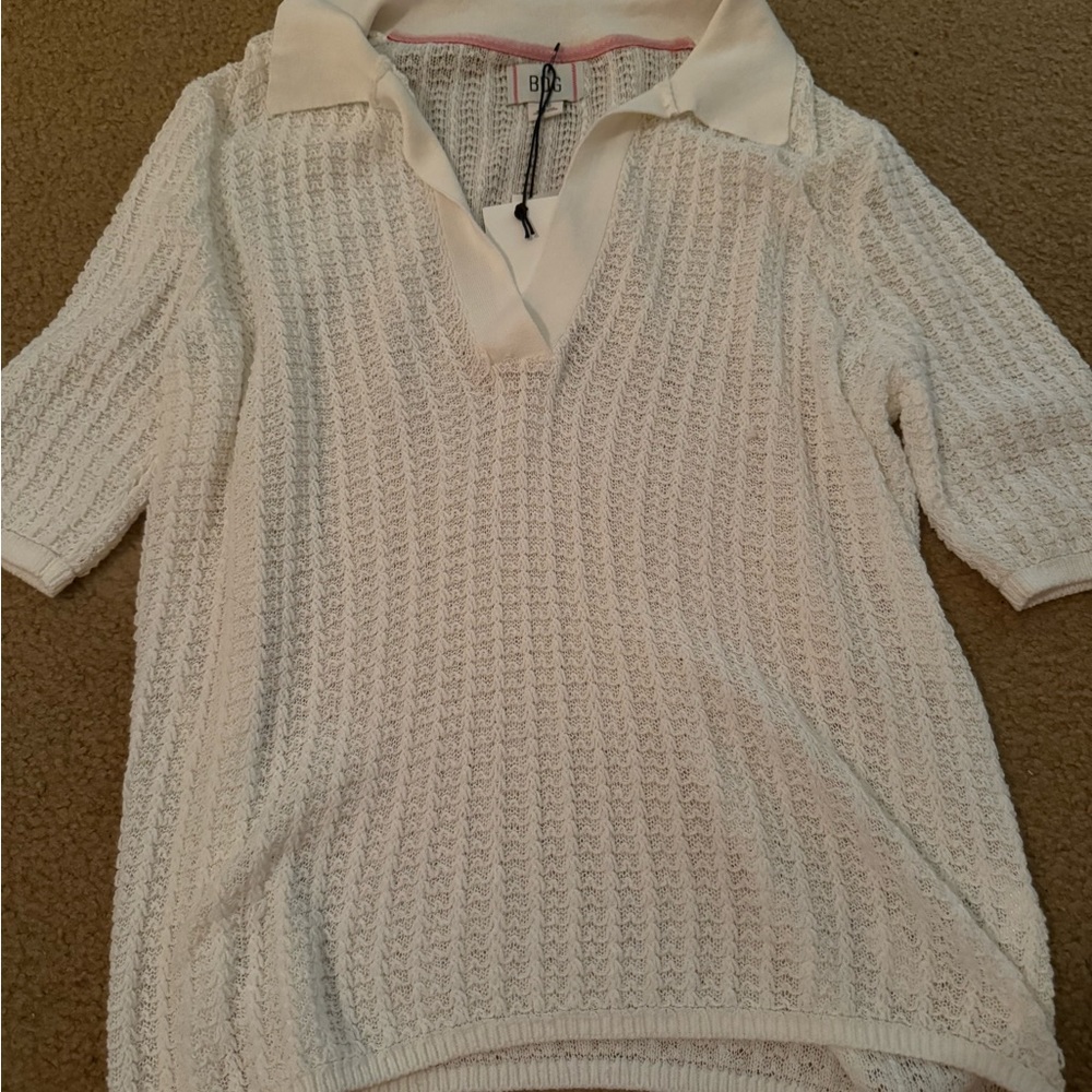 BDG Urban Ourfitters Knit Oversized Polo